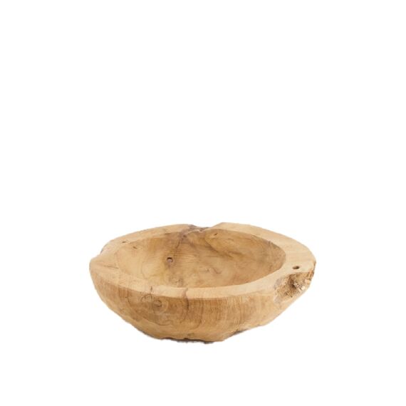 Bowl Teak Ø15X4.5Cm Natural