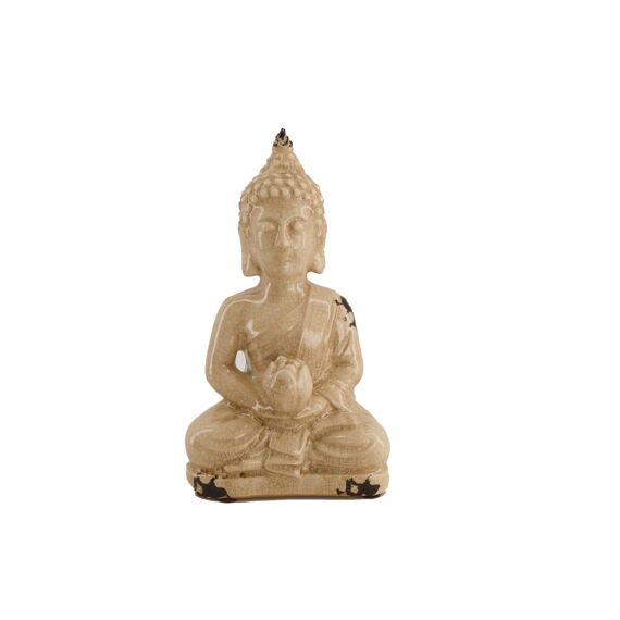 Buddha Ceramic 12X7.5X20.5Cm Cream