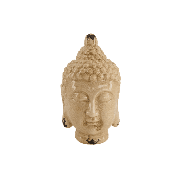 Buddha Ceramic 10X10X20Cm Cream