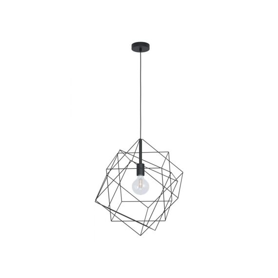 Hanglamp 1 E27 Ø515 Zwart 'Straiton'