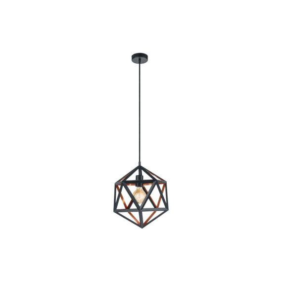 Hanglamp 1 E27 Ø305 Zwart/Kupfer 'Embleton 1