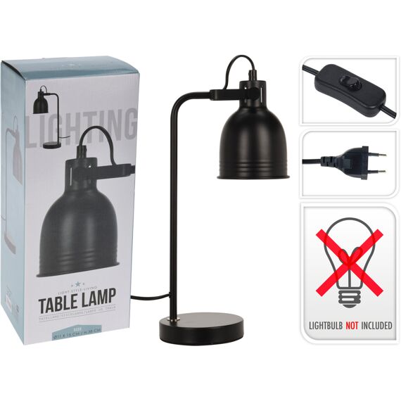 Tafellamp Metaal 38Cm Zwart