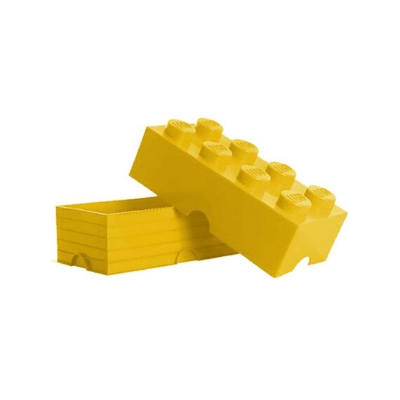 Lego Opbergbox Brick 8 Geel