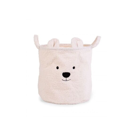 Childhome Teddy Mandje 40X40X40 Ecru