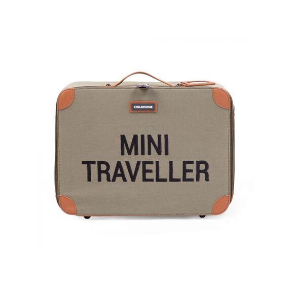 Childhome Kids Reiskoffer Mini Traveller Canvas Kaki