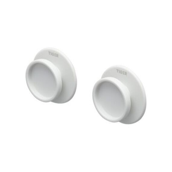 Tiger Tess Handdoekhaak Wit (2 Stuks)
