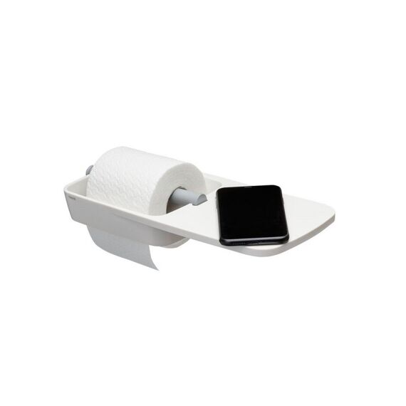 Tiger Tess Toiletrolhouder Met Planchet Wit / Lichtgrijs