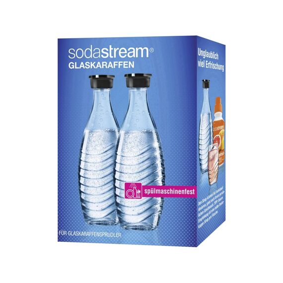 Sodastream Flessen Duo Pack Glazen Karaffen