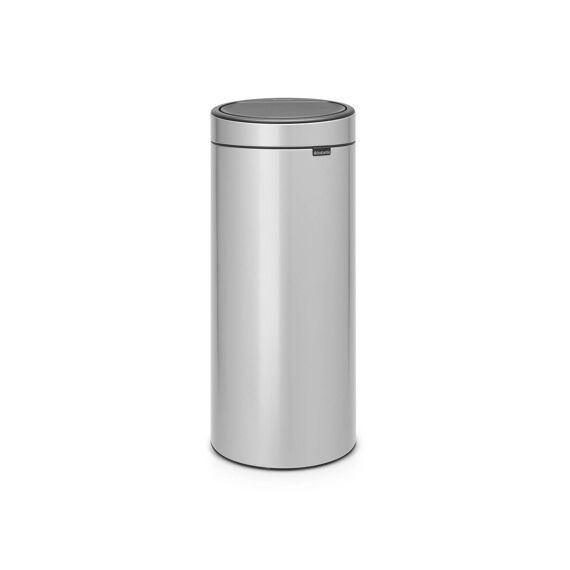 Brabantia Touch Bin New Afvalemmer 30L Metallic Grey