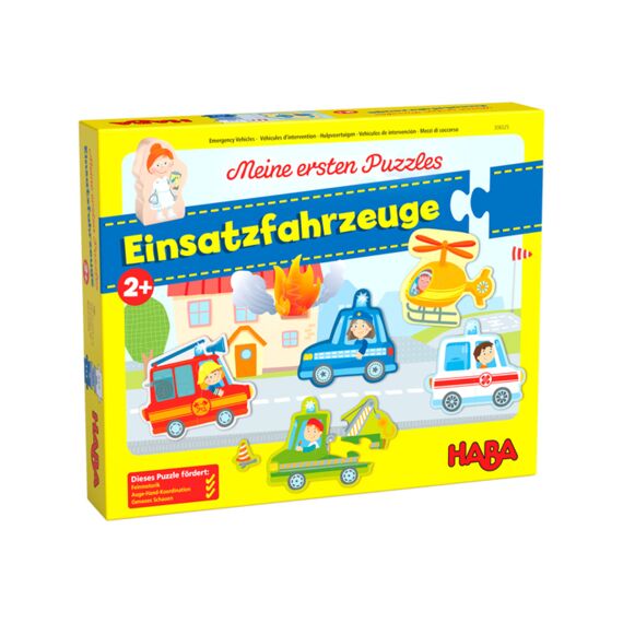 Haba Mijn Eerste Puzzels - Hulpvoertuigen