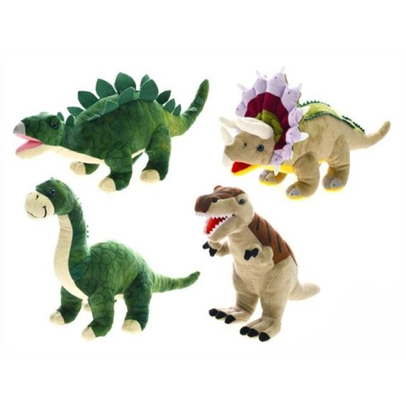 Dinoworld Dinosaurus Pluche 4 Assortimenten Prijs Per Stuk 36Cm