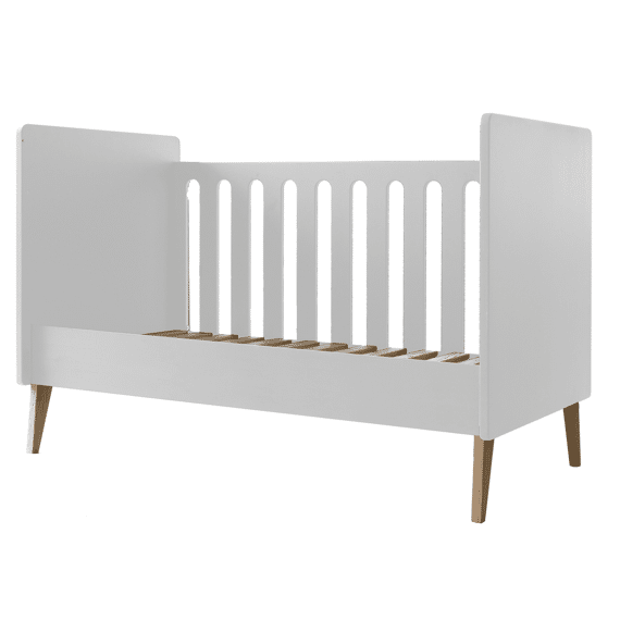 Pericles Style Bed/Bank 70x140 White