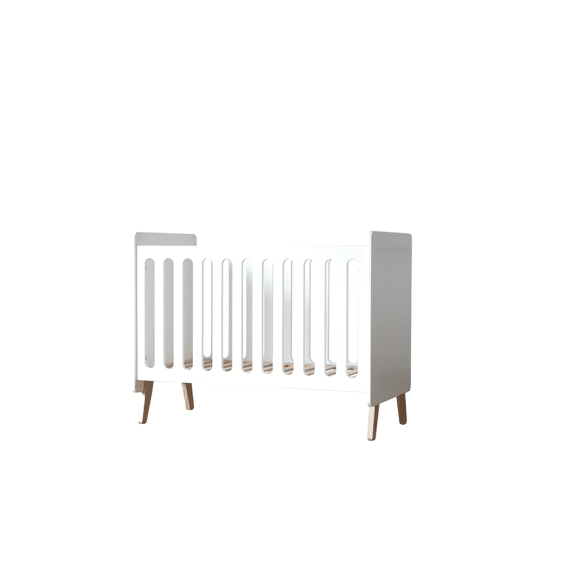 Pericles Style Bed/Bank 70x140 White