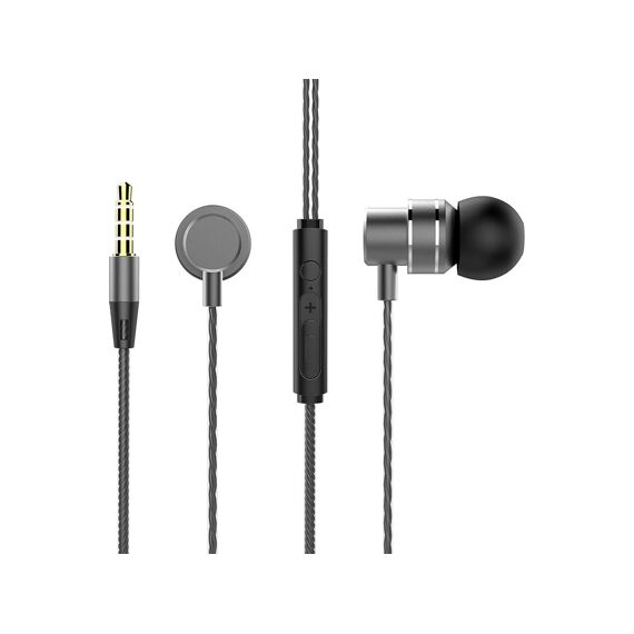 Lenovo Hf118 Wired In-Ear Zwart-Met Aluminium Speakers