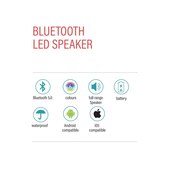 Mya Icebucket Luidspreker Met Bluetooth En Led Verlichting