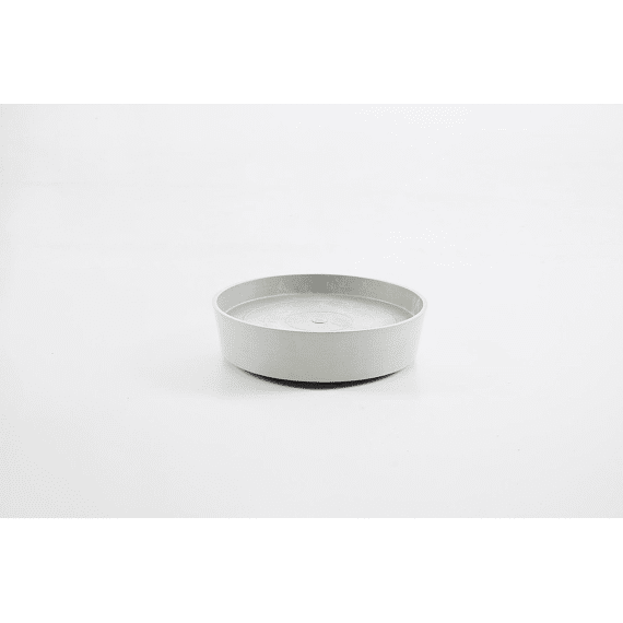 Ecopots Onderschotel Wielen Rond 50 cm Wit Grijs