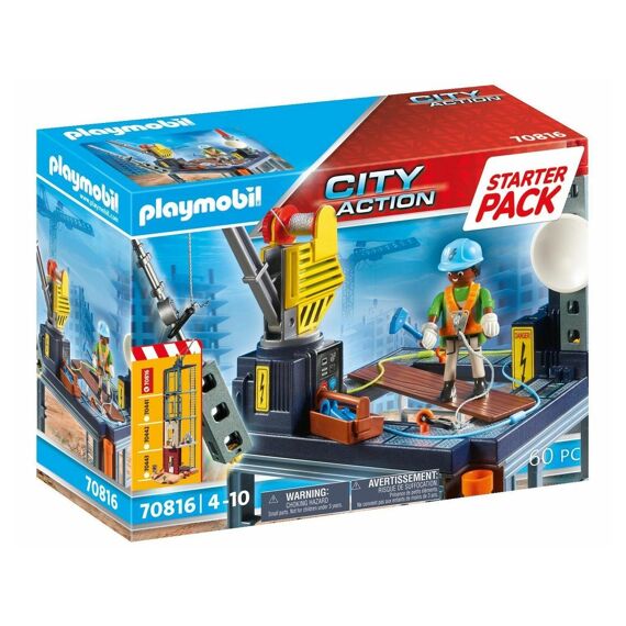 Playmobil 70816 Starterpack Bouwplaats Met Lier