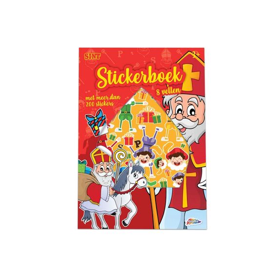 Sint Stickerboek A4 8 Vellen