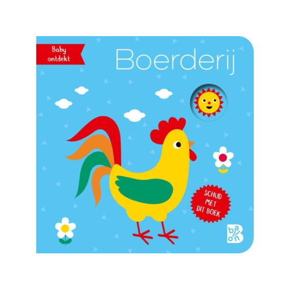 Baby Ontdekt: Mini Schudboekje Met Rammelaar Boerderij