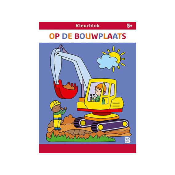 Kleurblok Op De Bouwplaats 5+