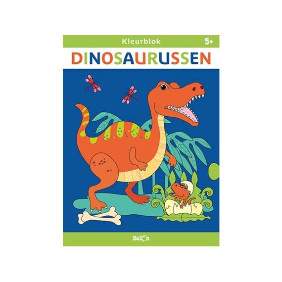 Kleurblok Dinosaurussen