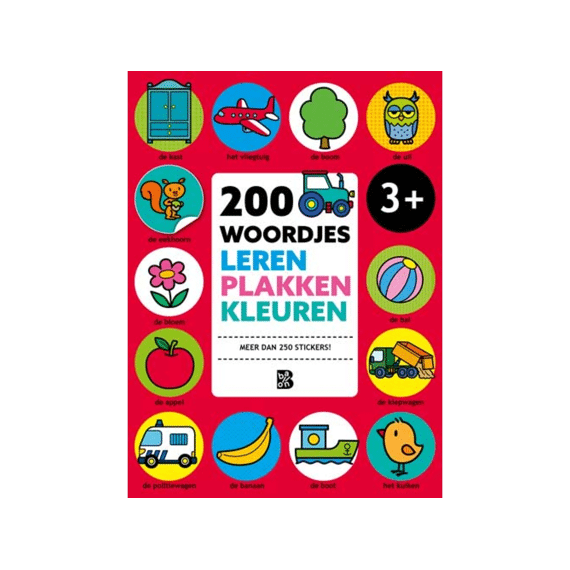200 Woordjes Leren, Plakken En Kleuren