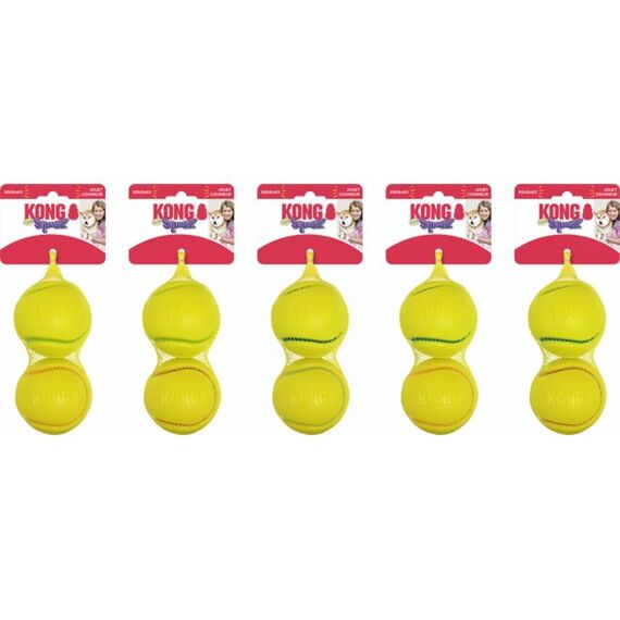 Kong Squeezz Tennis Assorted Medium 2Pcs