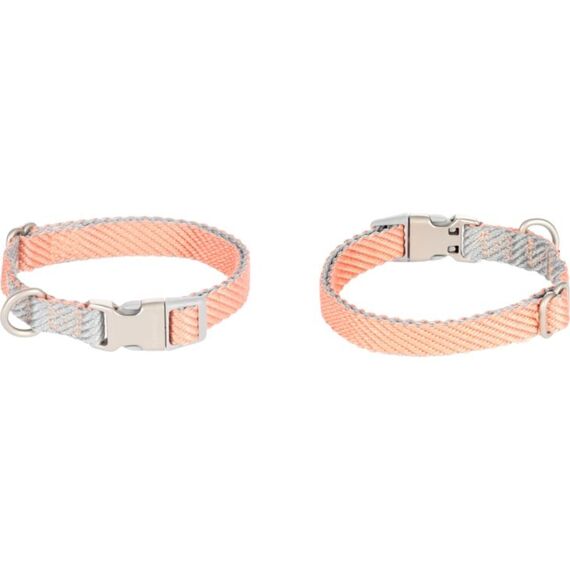 Halsband Elly Zalmroze M 40-55Cm 20Mm