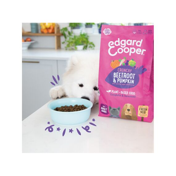 Edgard & Cooper Adult Dog Beetroot & Pumpkin With Peas, Parsnip, Apple And Elderberries 1Kg