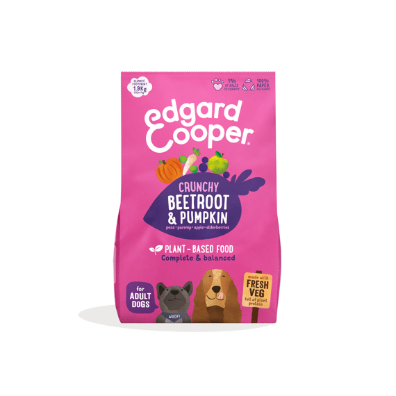 Edgard & Cooper Adult Dog Beetroot & Pumpkin With Peas, Parsnip, Apple And Elderberries 7Kg