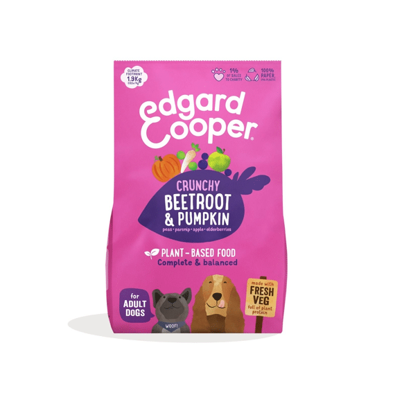Edgard & Cooper Adult Dog Beetroot & Pumpkin With Peas, Parsnip, Apple And Elderberries 12Kg