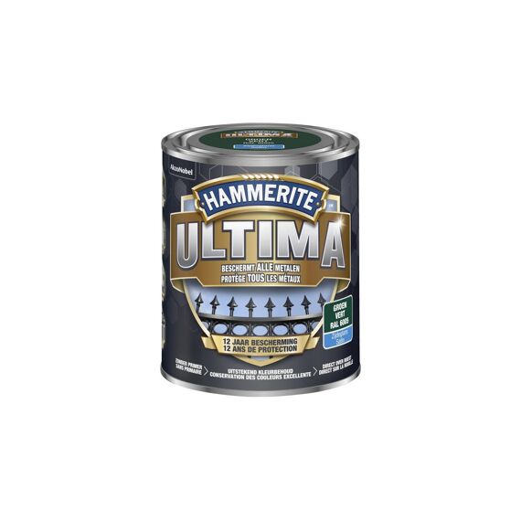 Hammerite Ultima Zijdeglans Groen / 6005 750Ml