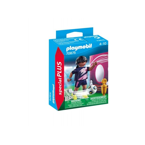 Playmobil 70875 Voetbalster Met Doelmuur