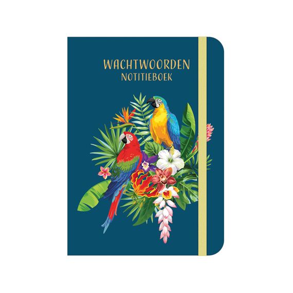 Wachtwoorden Notitieboek Tropical Birds