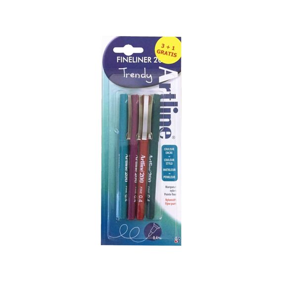 Artline 200 Clipstrip 0.4Mm Trendy - 2 Uitvoeringen