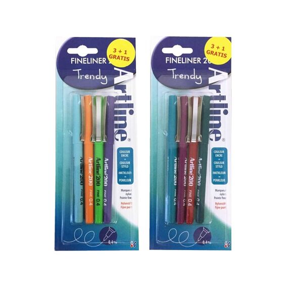 Artline 200 Clipstrip 0.4Mm Trendy - 2 Uitvoeringen