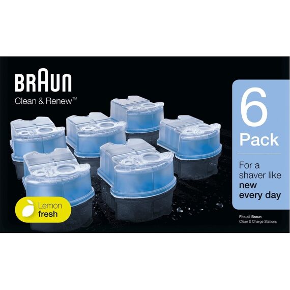 Braun Brccr6 Cartridge Clean&Renew 6St