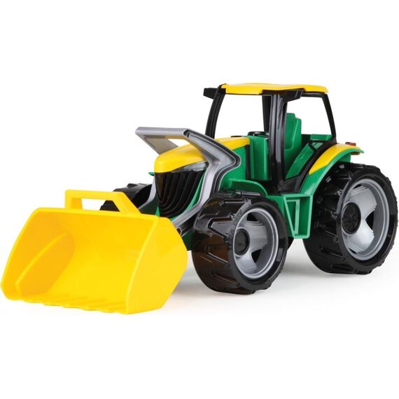 Lena Giga Trucks Tractor Met Voorlader Groen / Geel 62 Cm