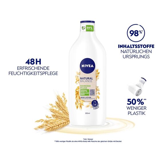 Nivea Bodylotion Natural Balance Oat 350Ml