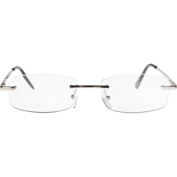 Icon Eyewear Greenline  Frank Metal Frameless Silver +2.00