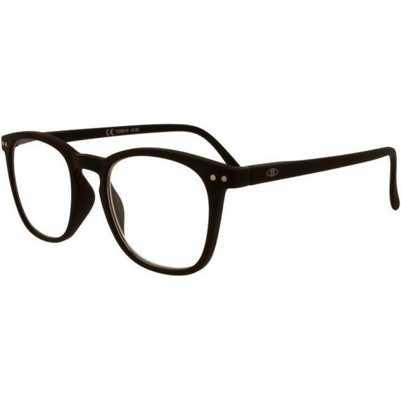 Icon Eyewear Greenline Jibz  Reader Rubberized Black , Spring Hinge Black +1.50