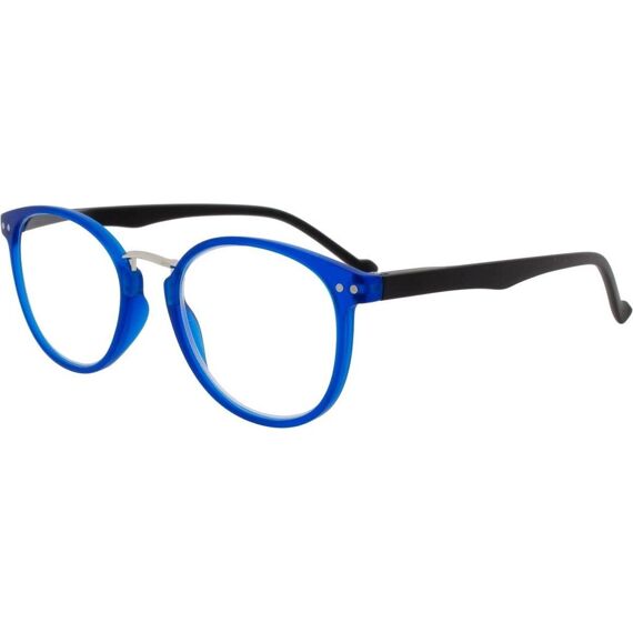 Icon Eyewear Greenline  Ortona Mat Clear Blue Front Spring Hinge Blue +2.00