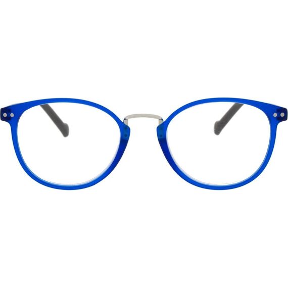 Icon Eyewear Greenline  Ortona Mat Clear Blue Front Spring Hinge Blue +2.00