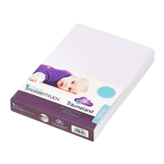 Traumeland Hoeslaken Tencel 40X90Cm Wit