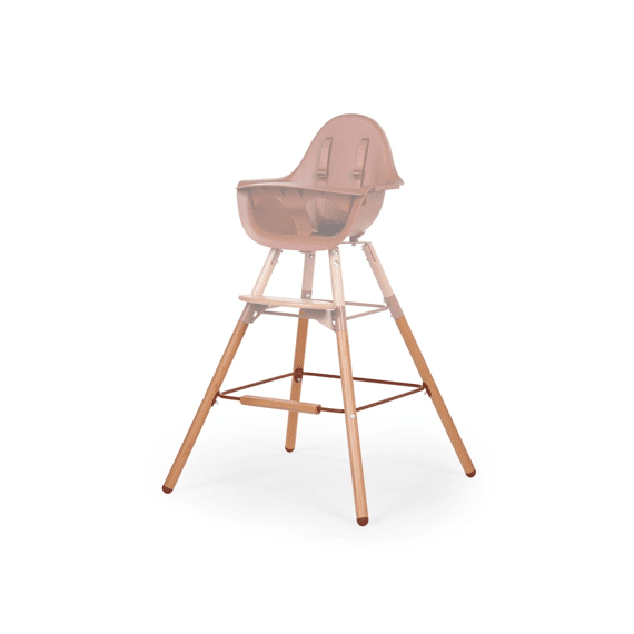 Childhome Evolu Extra Set Lange Poten + Voetsteun Roest