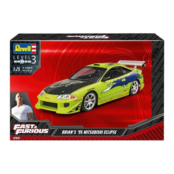 Revell 07691 Fast & Furious Brian'S 1995 Mitsubishi Eclipse