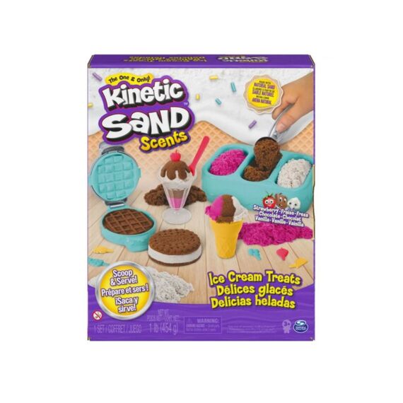 Kinetic Sand Ice Cream Treats 510G Scented Sand