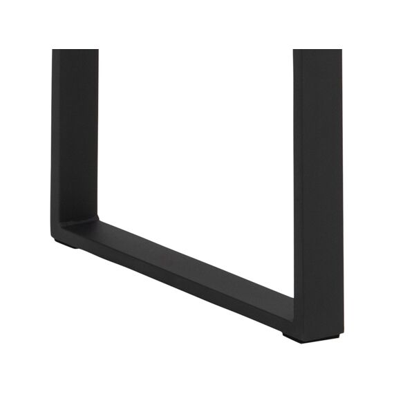 Katrine Console Table Matt Black Metal Ceramic Top 110X40X76Cm