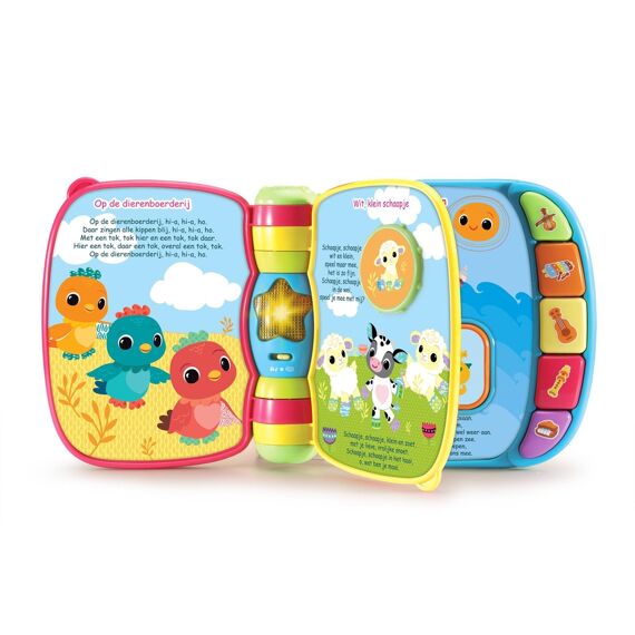 Vtech Baby Dierenvriendjes Liedjesboek Blauw