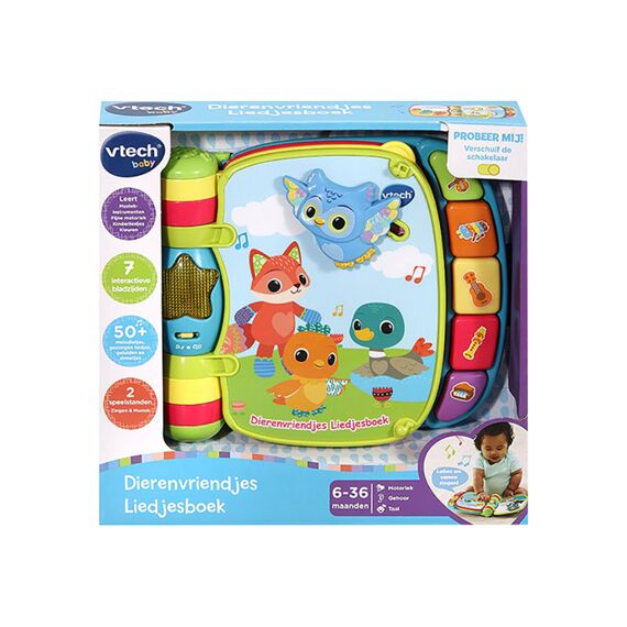 Vtech Baby Dierenvriendjes Liedjesboek Blauw